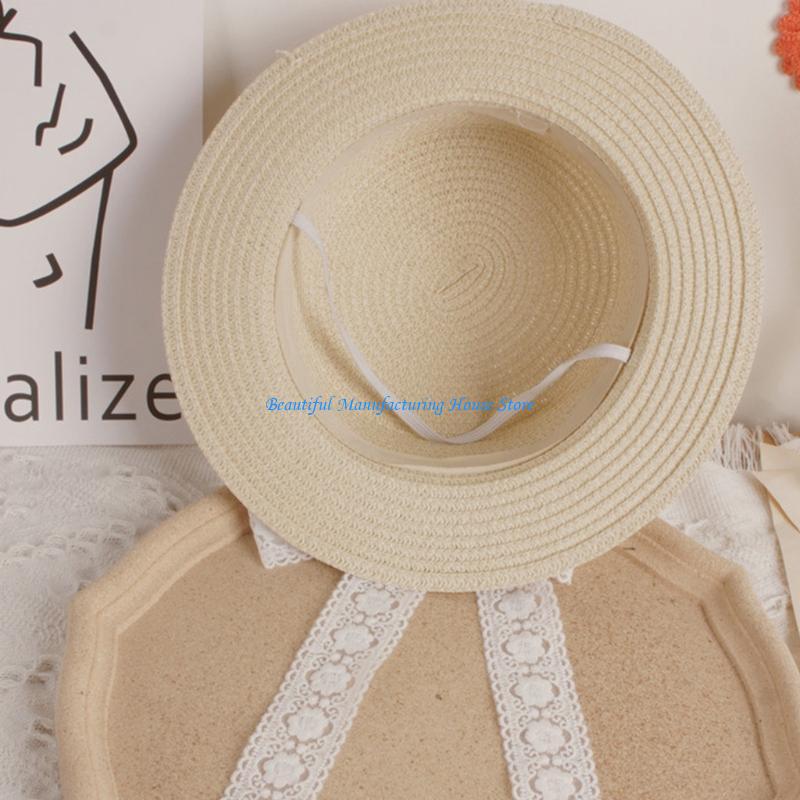 Hat Floppy Wide - E56A Kleinkind Kinder Baby Sommer gewebtes