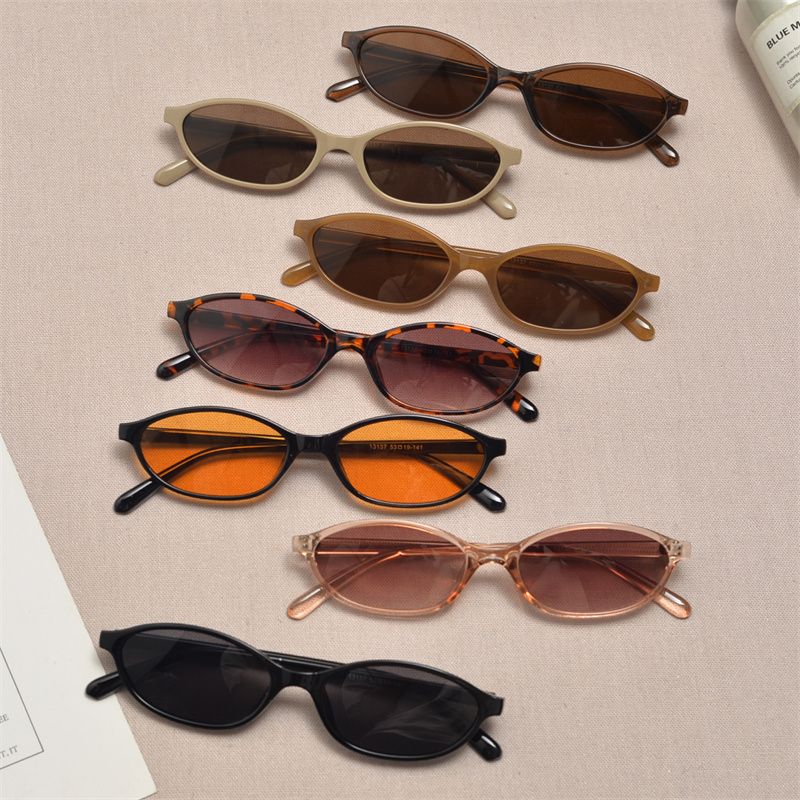 Sunglasses Cat Eye - Vintage Kleine Cat-Eye-Sonnenbrille Neue Leopard-Schwarz Designer