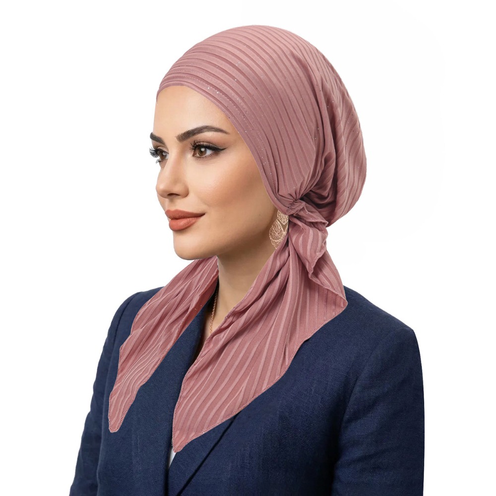 Headband Summer Knit - Trendiger Stretch-Stoff Vorgebundener Turban Fein Gestrickter