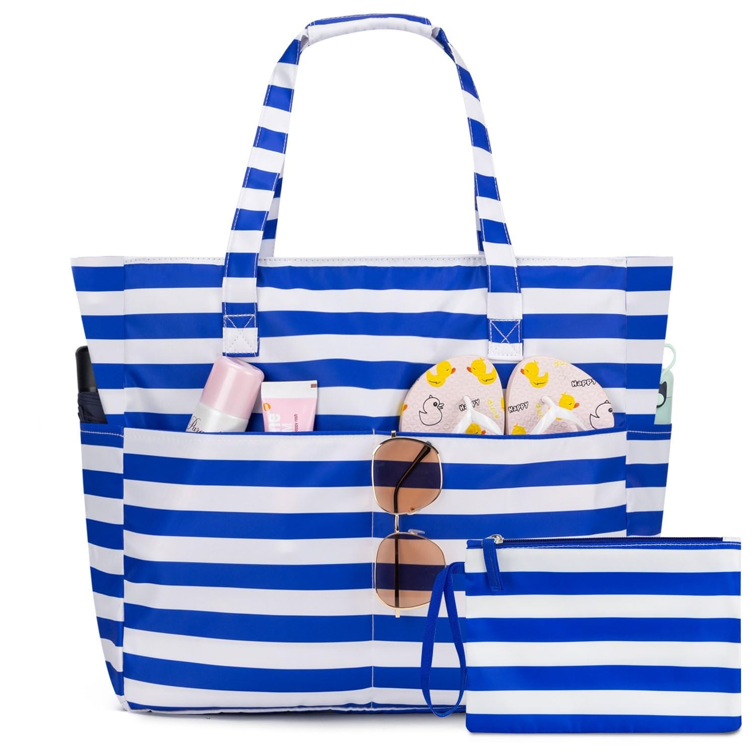 Tote Bag Beach - Strandtaschen für Damen, wasserdicht, sanddicht, Damen-Tragetasche,