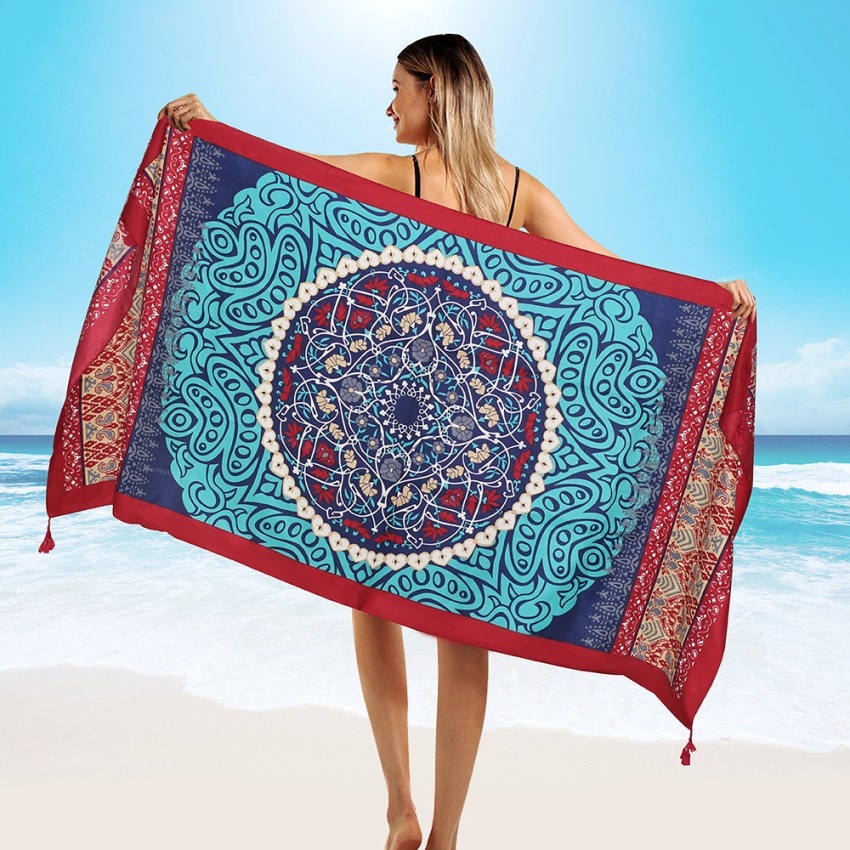 Cover Up Kaftan - 2018 neue 90x180cm Twill baumwolle Pareo
