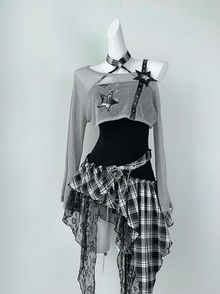 Cover Up Kaftan - 2000er Jahre Y2K Spicy Girl Design