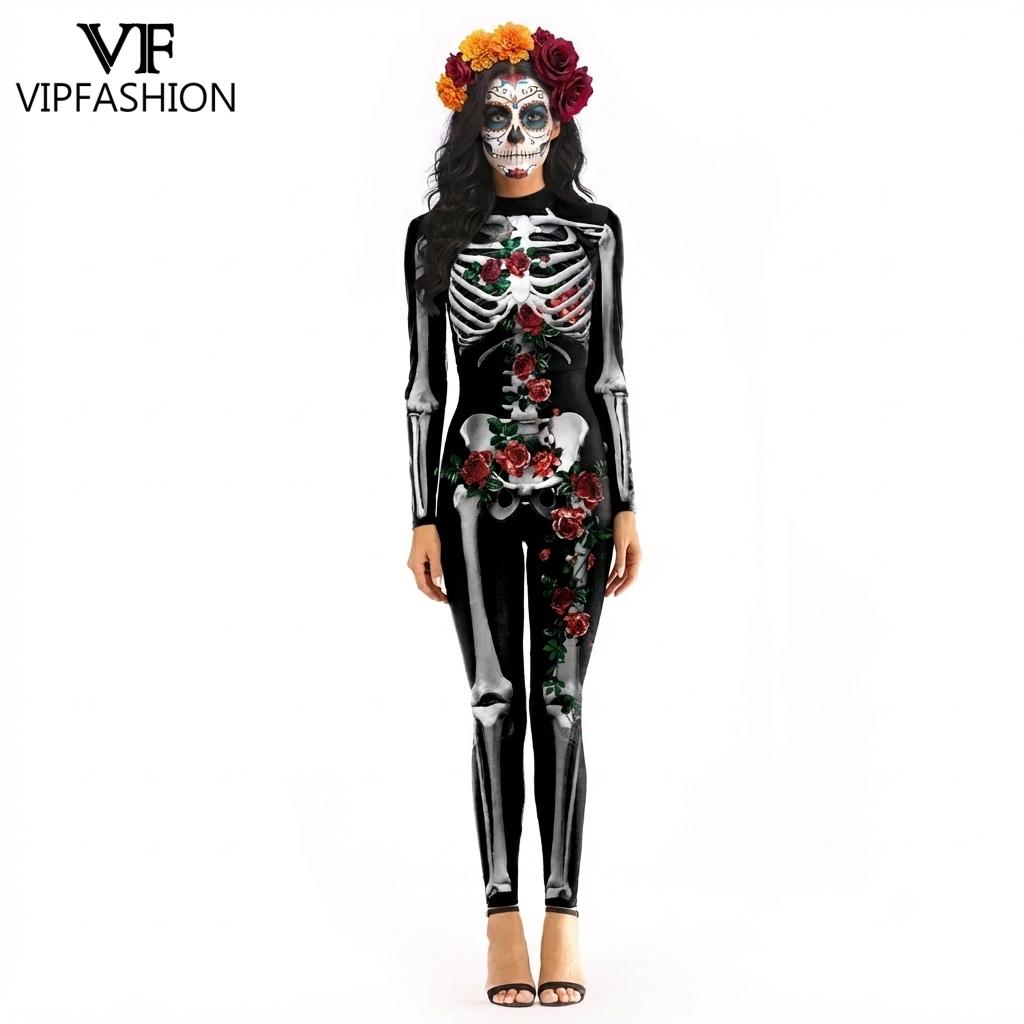 Romper Floral Print - VIP FASHION Damen Halloween Tag der