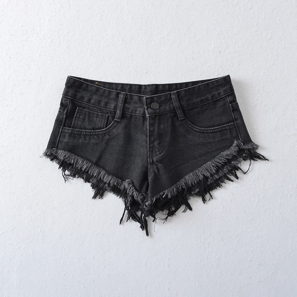 Shorts Denim Frayed - Y2K Sexy Kurze Jeans-Shorts für Damen