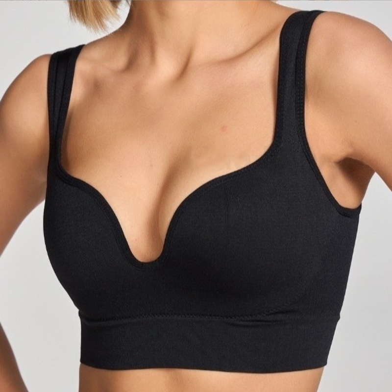 Bralette Triangle Set - 3D-Sportweste, atmungsaktiv, kein Stahlring, 3D-Cup-BH, Yoga-Bralette,
