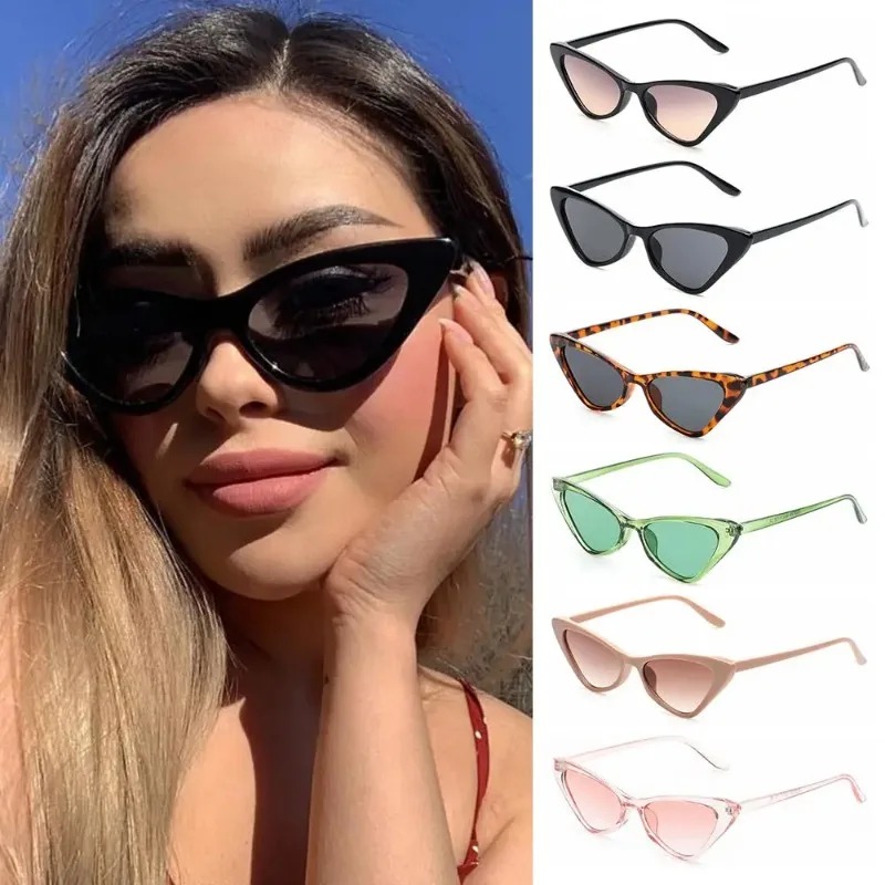 Sunglasses Cat Eye - Vintage Cat-Eye-Sonnenbrille für Damen, Sonnenbrille mit