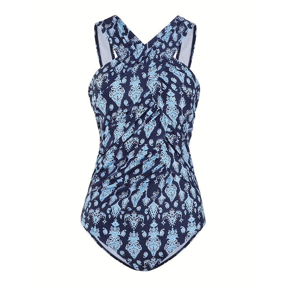 Damen-Badeanzug in Übergröße,  – Swimsuit Bikini Ruched Bewertung und Preis