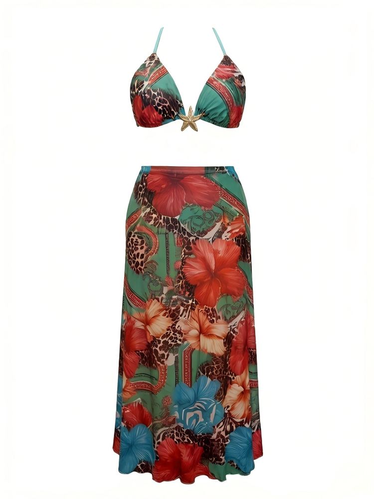 Damen Übergröße Sommer Boho Bl – Maxi Dress Halter Bewertung und Preis