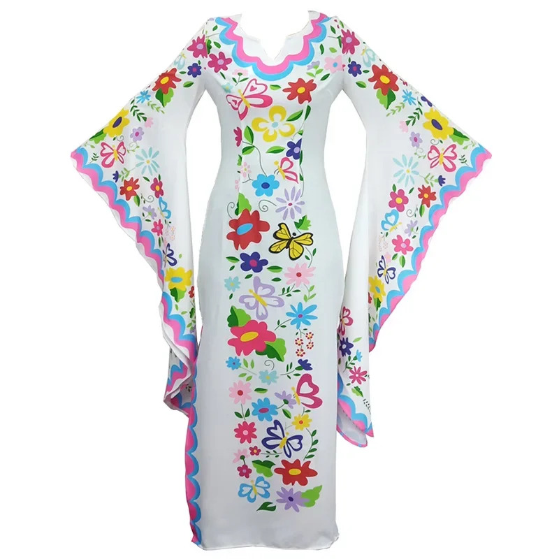 Mittelalterliches Cosplay-Kost – Romper Floral Print Bewertung und Preis