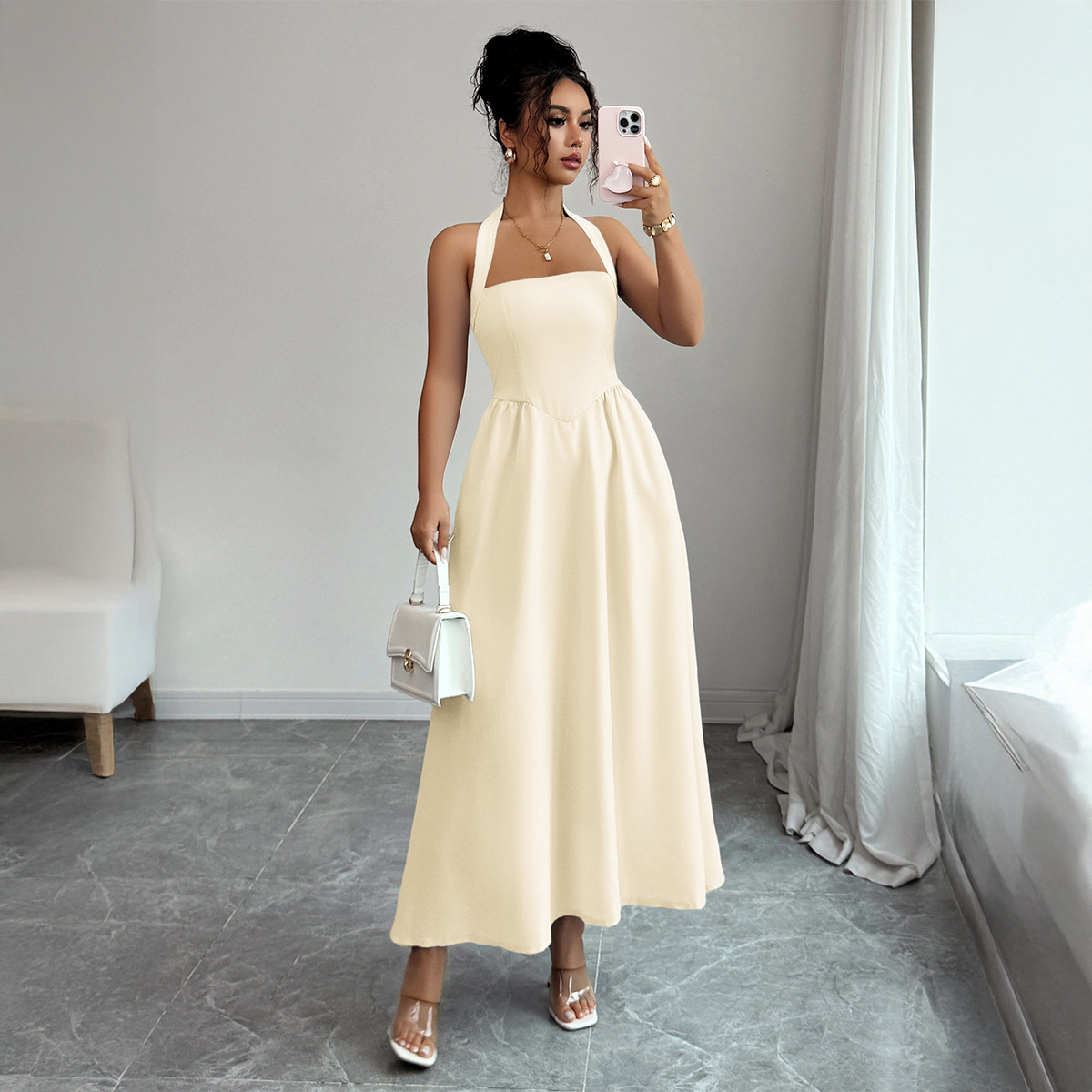 Damenkleid in 5 Farben, Neckho – Maxi Dress Halter Bewertung und Preis