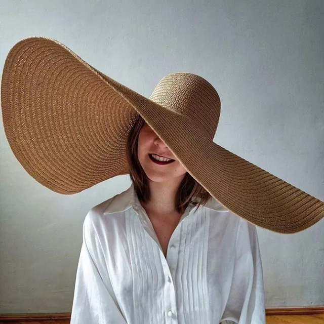 Übergroße Strand-Strohhüte für – Hat Floppy Wide Bewertung und Preis