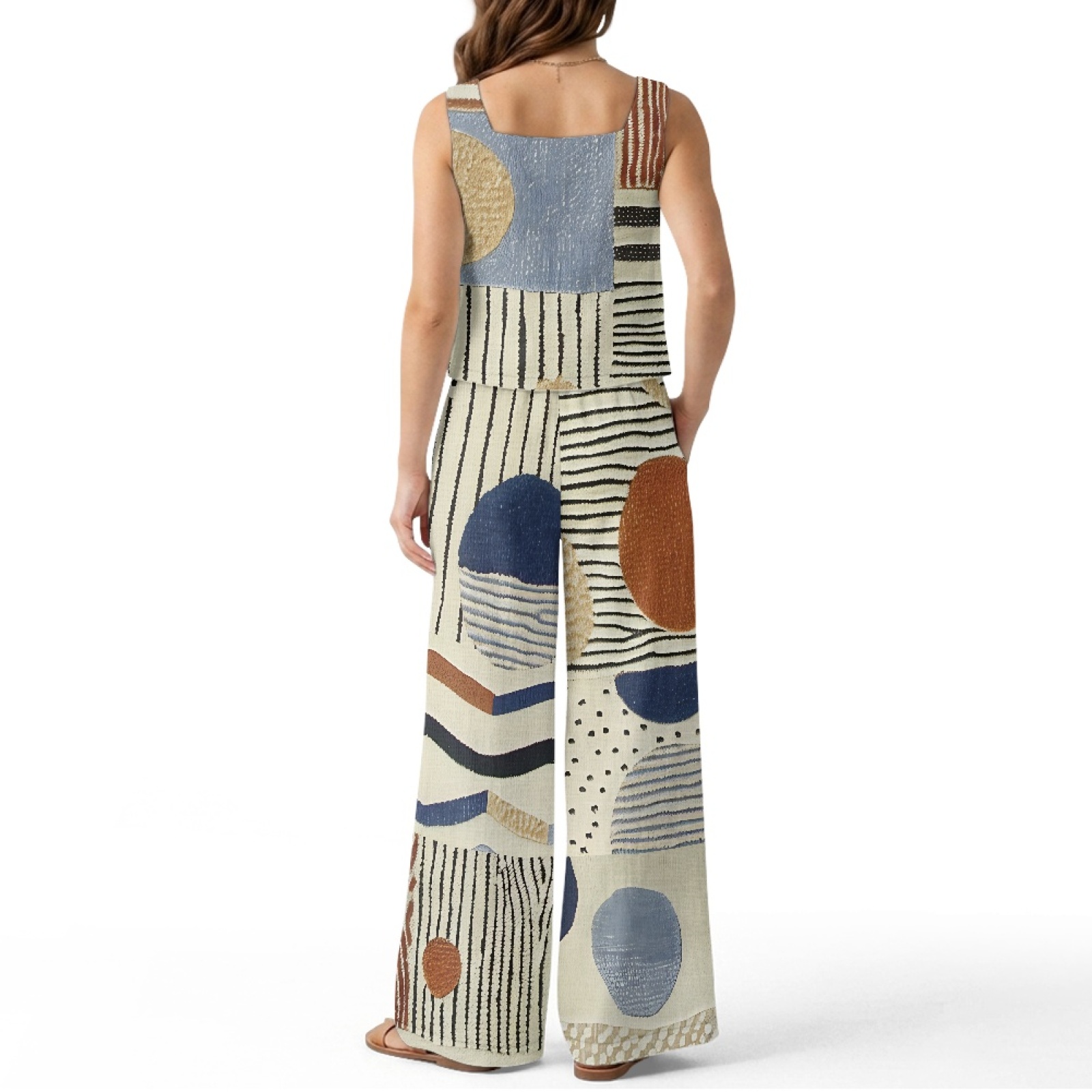 INSTANTARTS Damen-Leinenwesten – Linen Pant Wide Bewertung und Preis