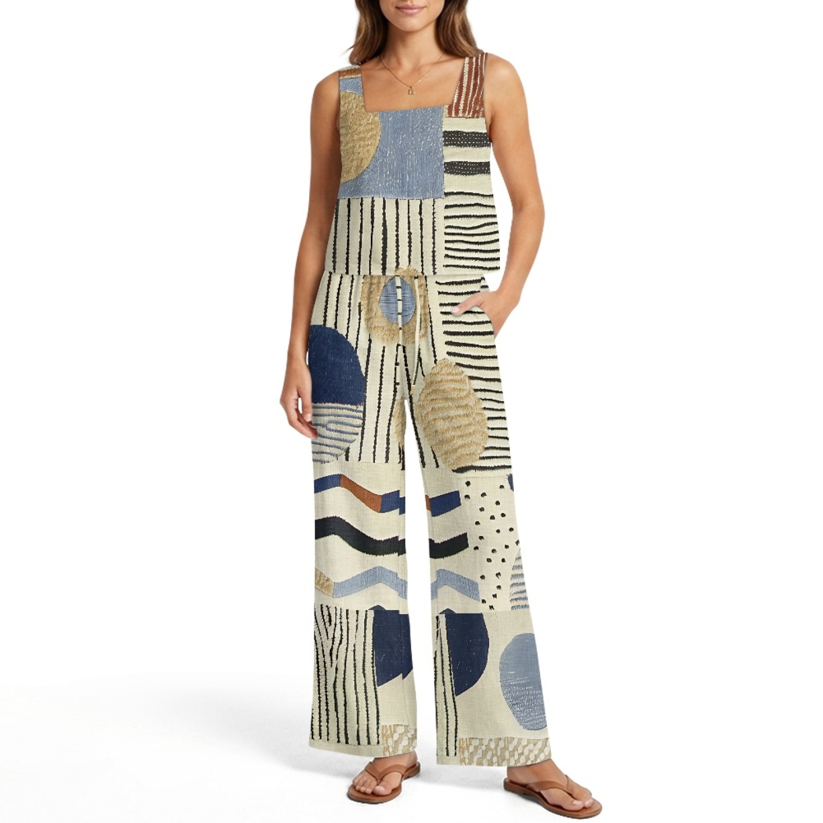 INSTANTARTS Damen-Leinenwesten – Linen Pant Wide Bewertung und Preis