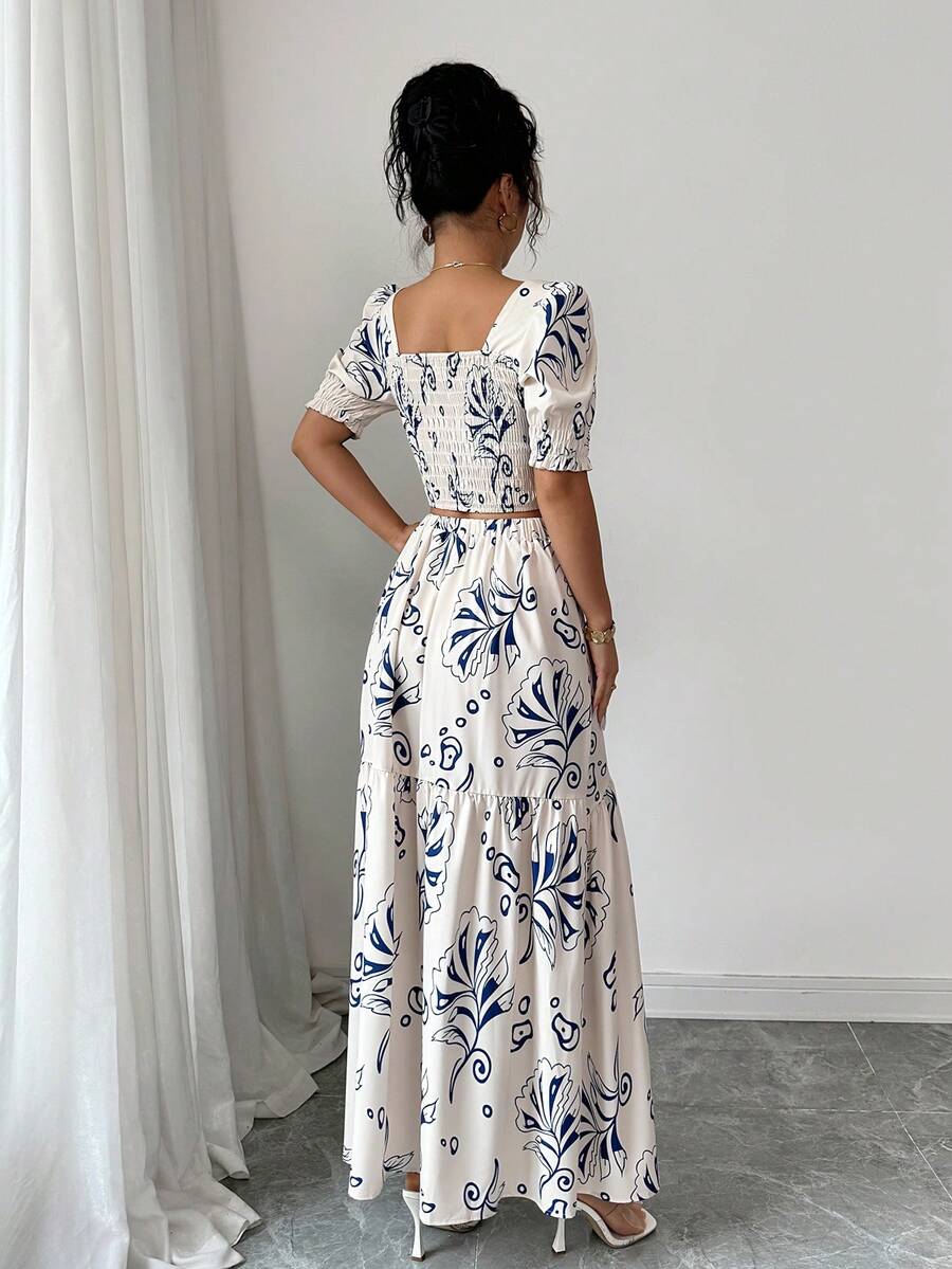 2026 Damen Sommer Zweiteiler,  – Romper Floral Print Bewertung und Preis