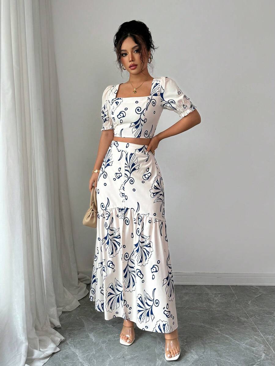 2026 Damen Sommer Zweiteiler,  – Romper Floral Print Bewertung und Preis