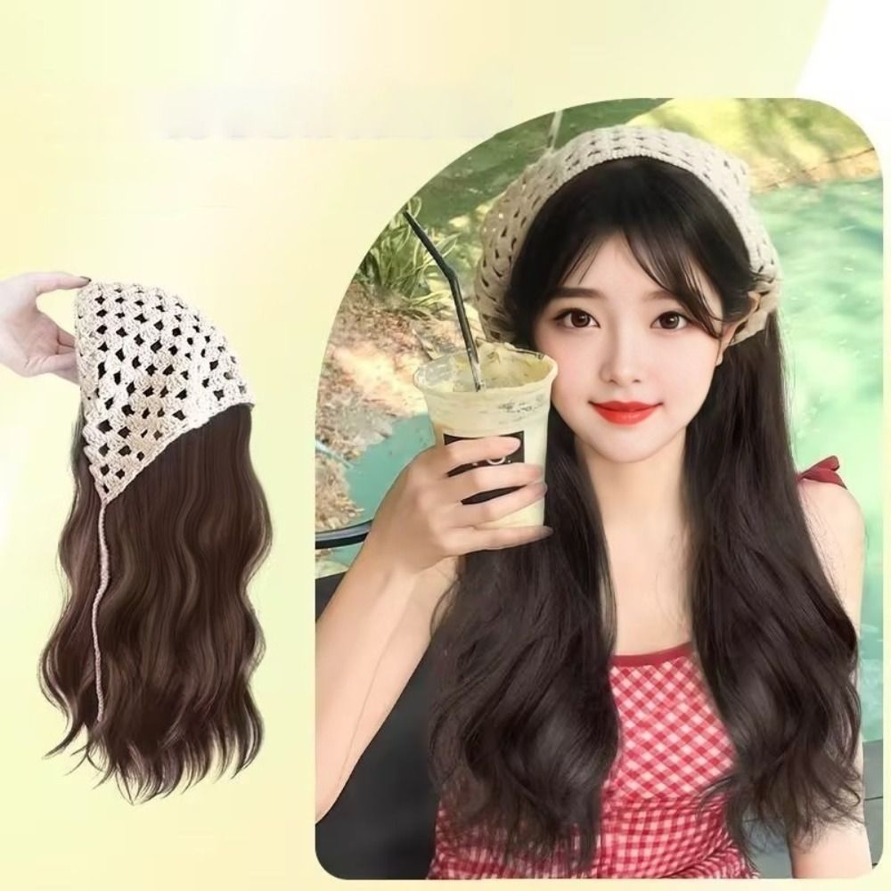 Modische 65CM Perücke mit Drei – Headband Summer Knit Bewertung und Preis