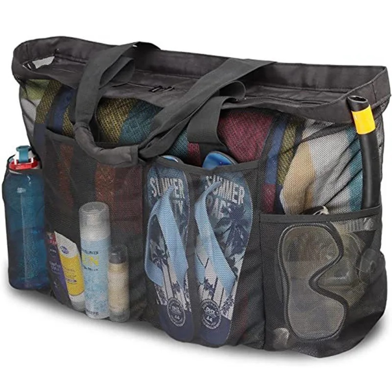 2026 Neue Große Netz-Strandtas – Tote Bag Beach Bewertung und Preis