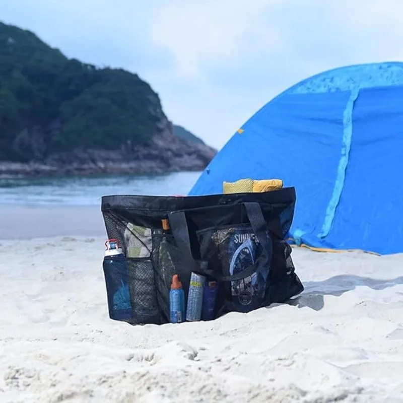 2026 Neue Große Netz-Strandtas – Tote Bag Beach Bewertung und Preis