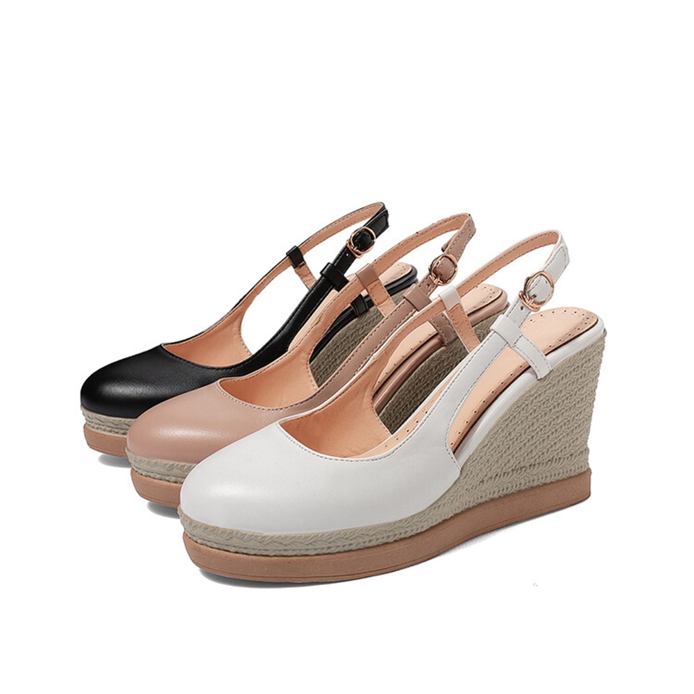 Damen-Sandalen mit T-Riemen un – Wedge Espadrille Women Bewertung und Preis
