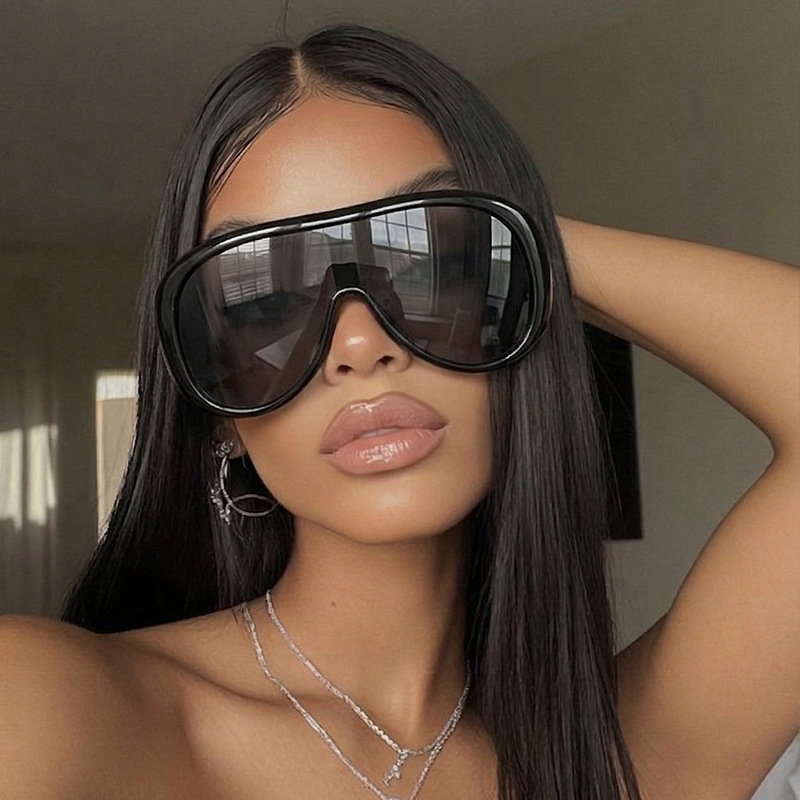 Übergroße Einteilige Y2K Cat-E – Sunglasses Cat Eye Bewertung und Preis