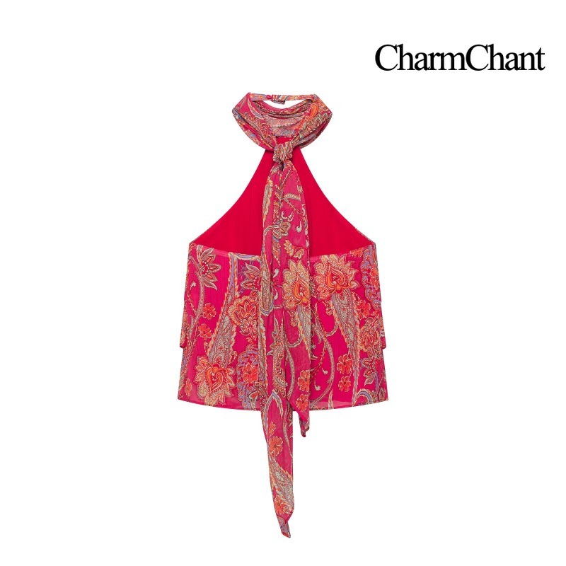 CHARMCHANT Damen Paisley-Print – Romper Floral Print Bewertung und Preis