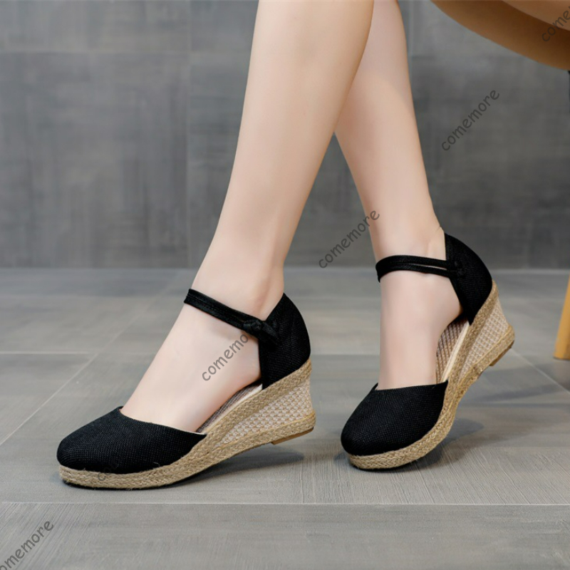Comemore Sandalen mit hohem Ab – Wedge Espadrille Women Bewertung und Preis