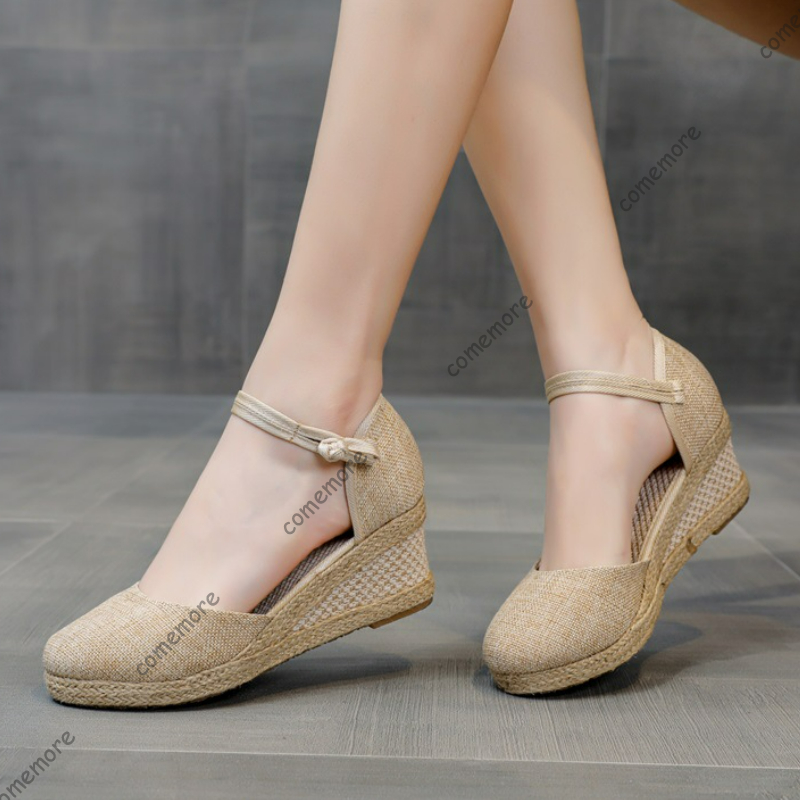 Comemore Sandalen mit hohem Ab – Wedge Espadrille Women Bewertung und Preis