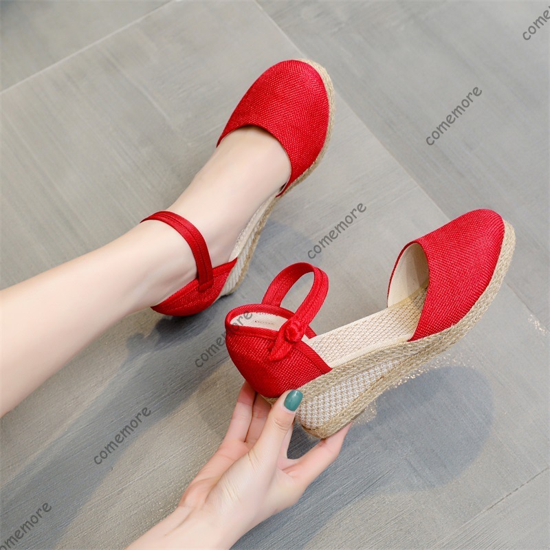 Comemore Sandalen mit hohem Ab – Wedge Espadrille Women Bewertung und Preis