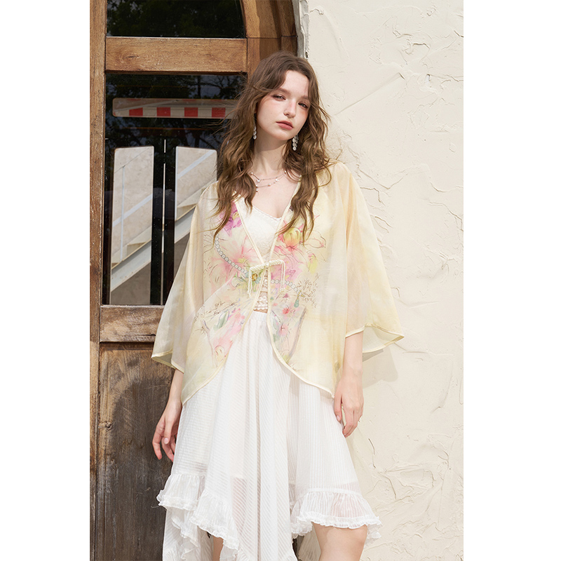 ELFSACK Neue chinesische Kimon – Kimono Sheer Floral Bewertung und Preis