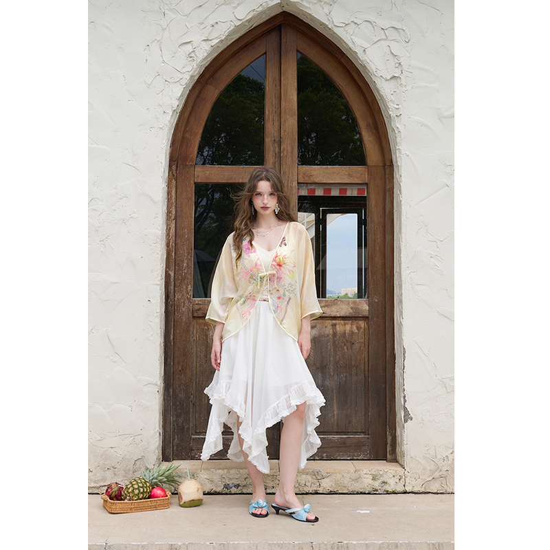 ELFSACK Neue chinesische Kimon – Kimono Sheer Floral Bewertung und Preis