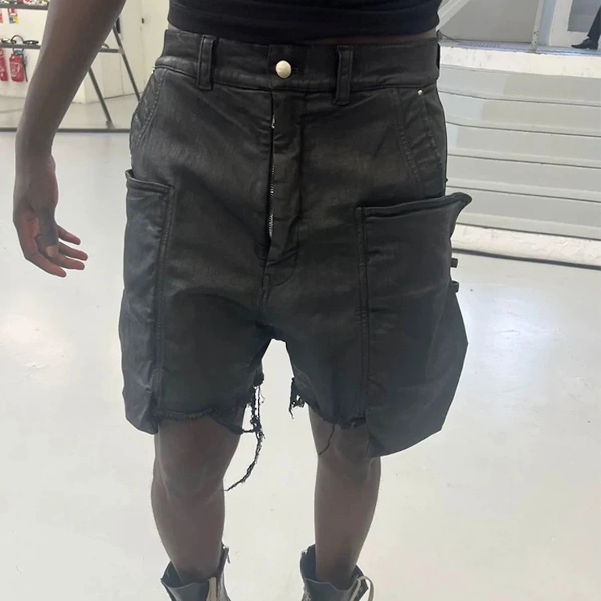 Streetwear Neue Sommer Pinsel  – Shorts Denim Frayed Bewertung und Preis