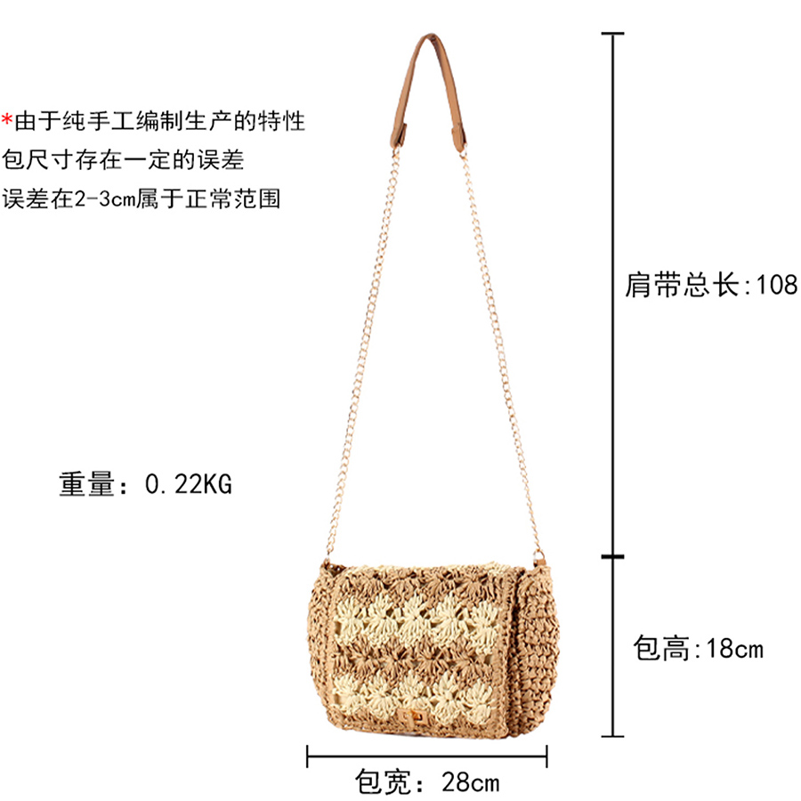 Stroh-Umhängetaschen für Damen – Crochet Bag Raffia Bewertung und Preis