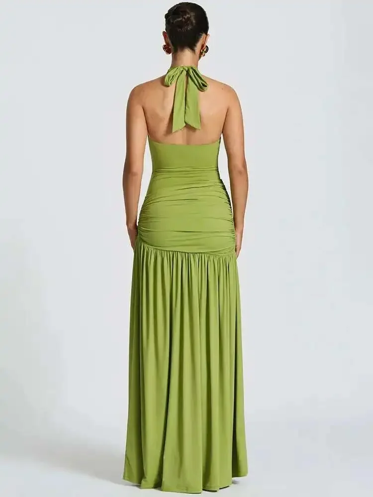 Elegantes, sexy, rückenfreies  – Maxi Dress Halter Bewertung und Preis