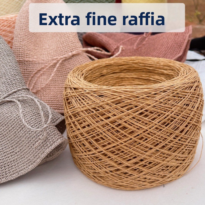 250 g dünnes Bastgarn aus Papi – Crochet Bag Raffia Bewertung und Preis
