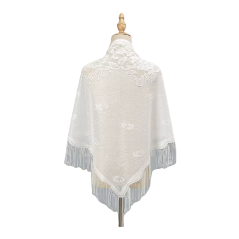 Blumiger Spitzen-Schal für Dam – Kimono Sheer Floral Bewertung und Preis