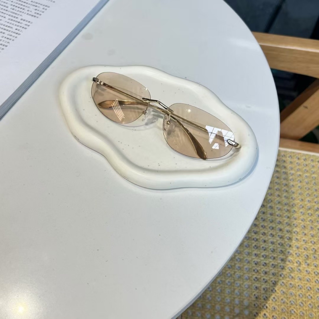 Randlose UV400-Sonnenbrille, m – Sunglasses Cat Eye Bewertung und Preis