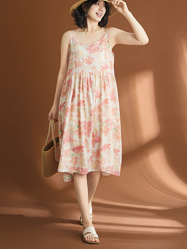 Lässiges Baumwoll-Leinen Damen – Linen Dress Wrap Bewertung und Preis