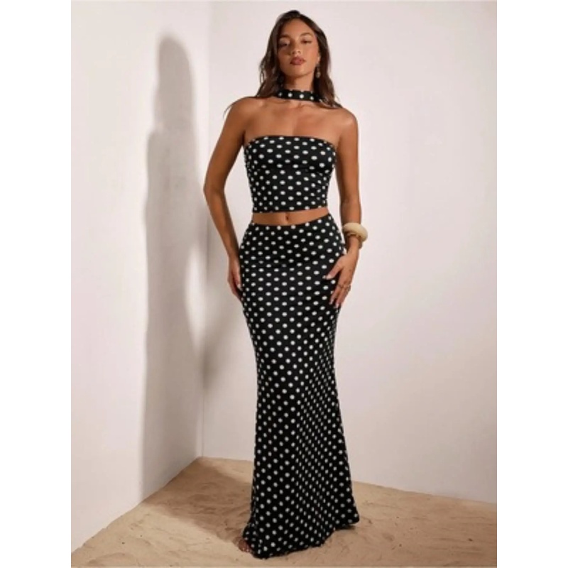 Damen-Set im Retro-Y2K-Stil mi – Crop Top Crochet Bewertung und Preis