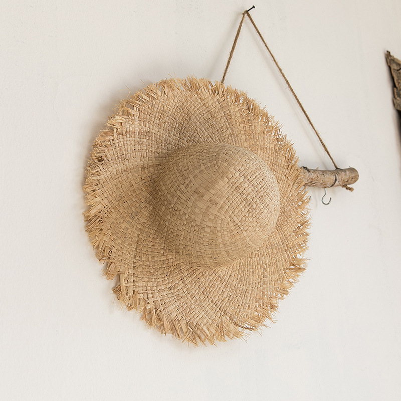 Damen Raffia Strohhut mit Brei – Hat Floppy Wide Bewertung und Preis