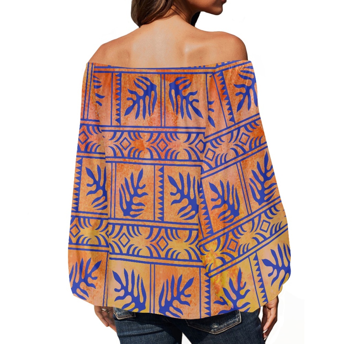 Polynesische Stammeskleidung S – Blouse Off Shoulder Bewertung und Preis