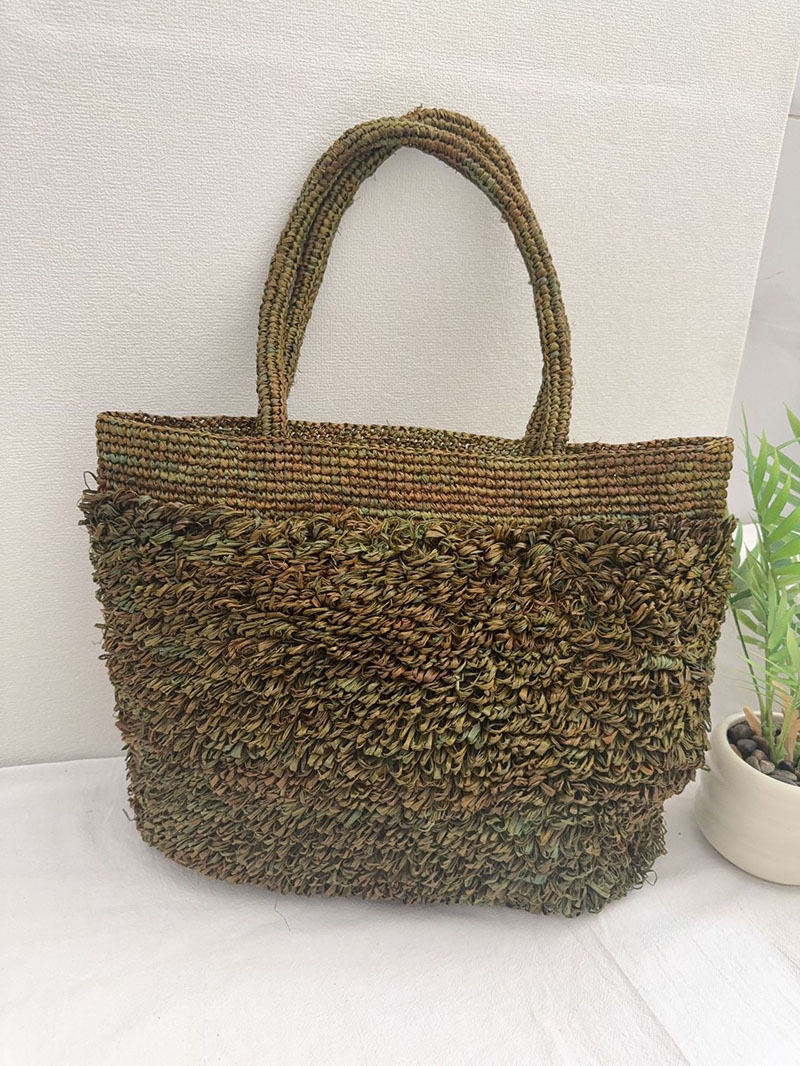 Luxuriöse Raffia-Strohtasche,  – Crochet Bag Raffia Bewertung und Preis