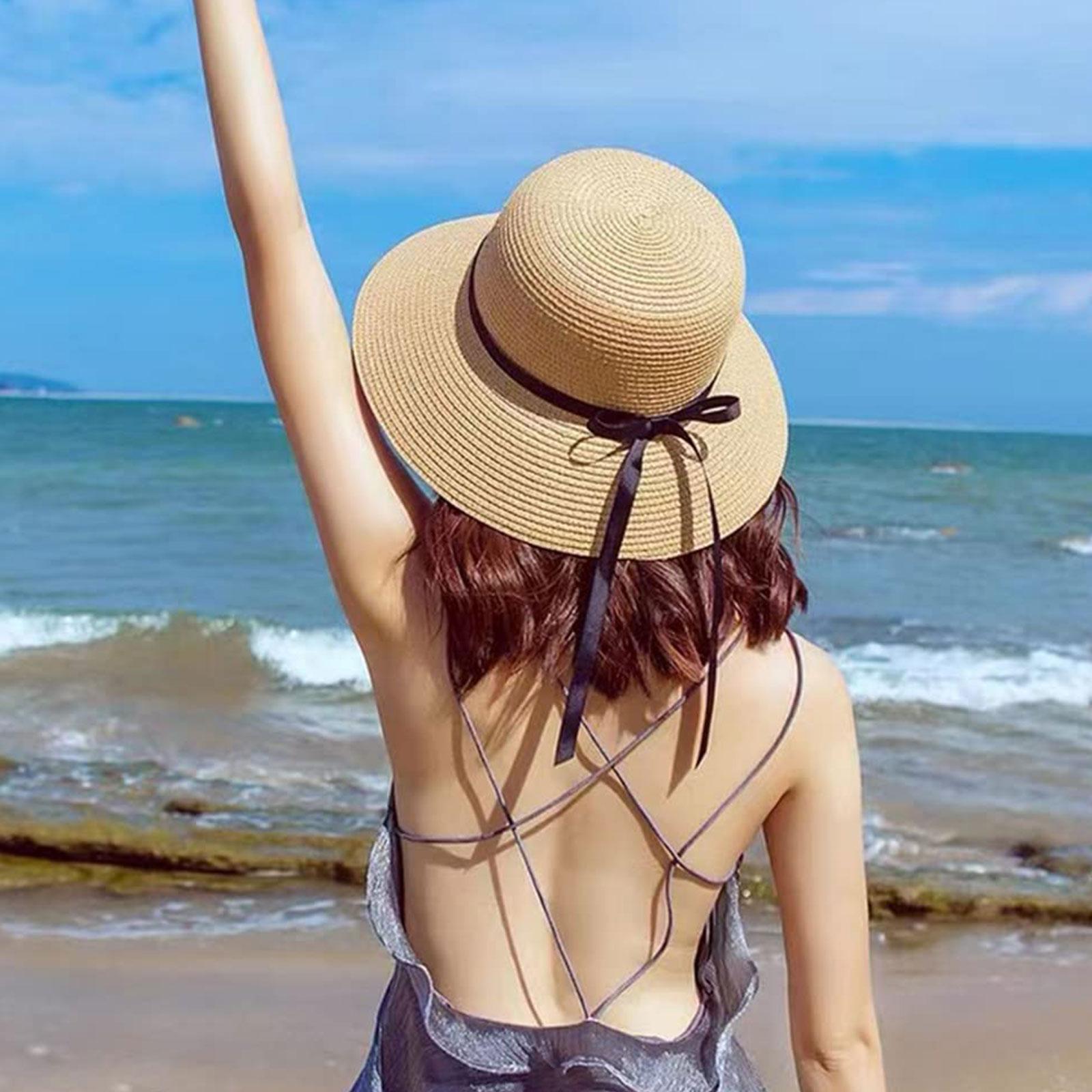 Sommer Stroh Hut Große Breite  – Hat Floppy Wide Bewertung und Preis