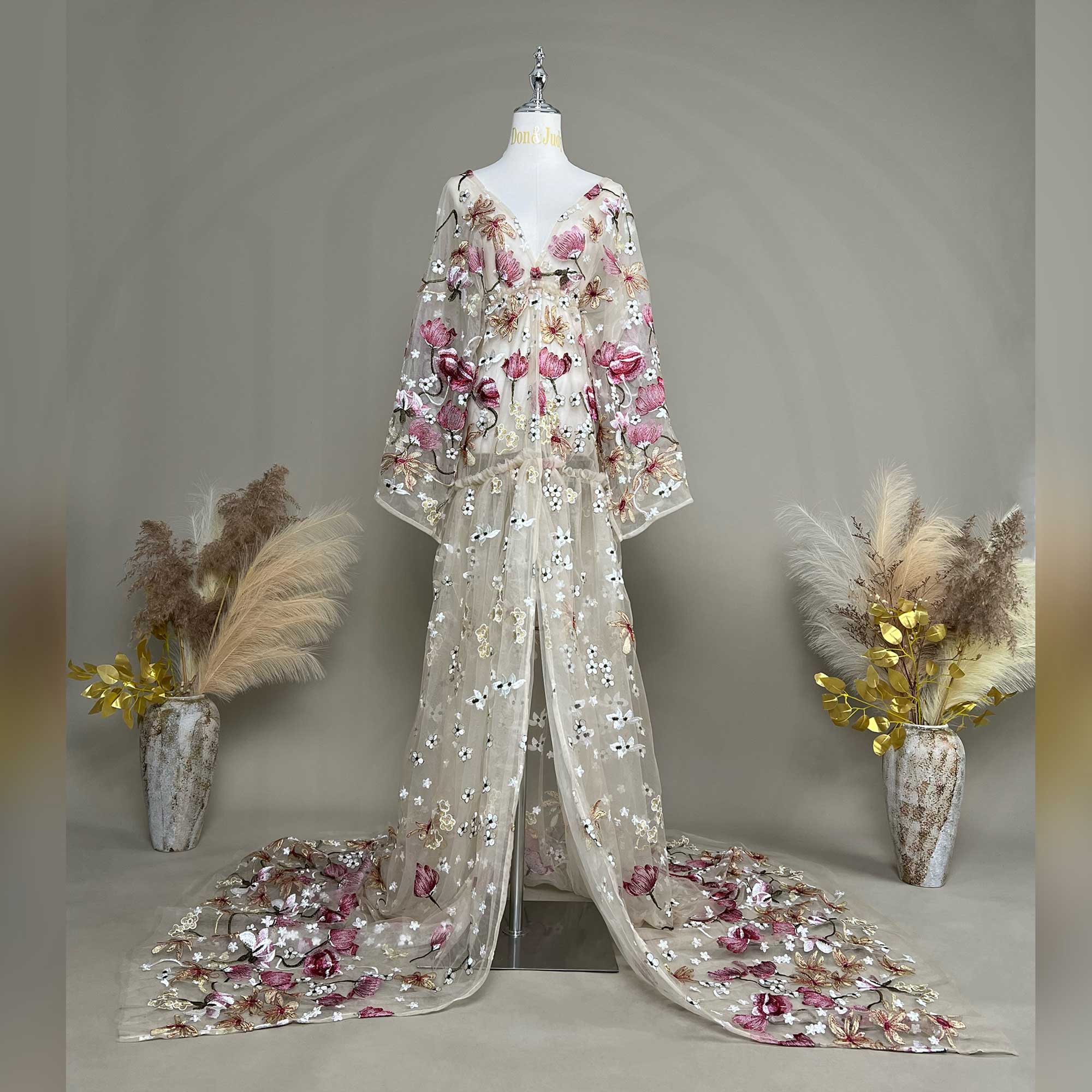 Don&Judy Schmetterlingsapplika – Kimono Sheer Floral Bewertung und Preis