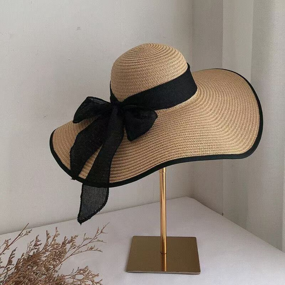 Damen Sommer Strohhut mit Brei – Hat Floppy Wide Bewertung und Preis