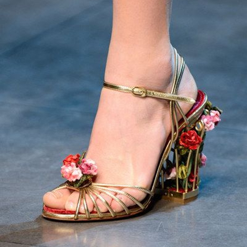 Luxus Vogelkäfig Damen Sandale – Sandal Strappy Heeled Bewertung und Preis