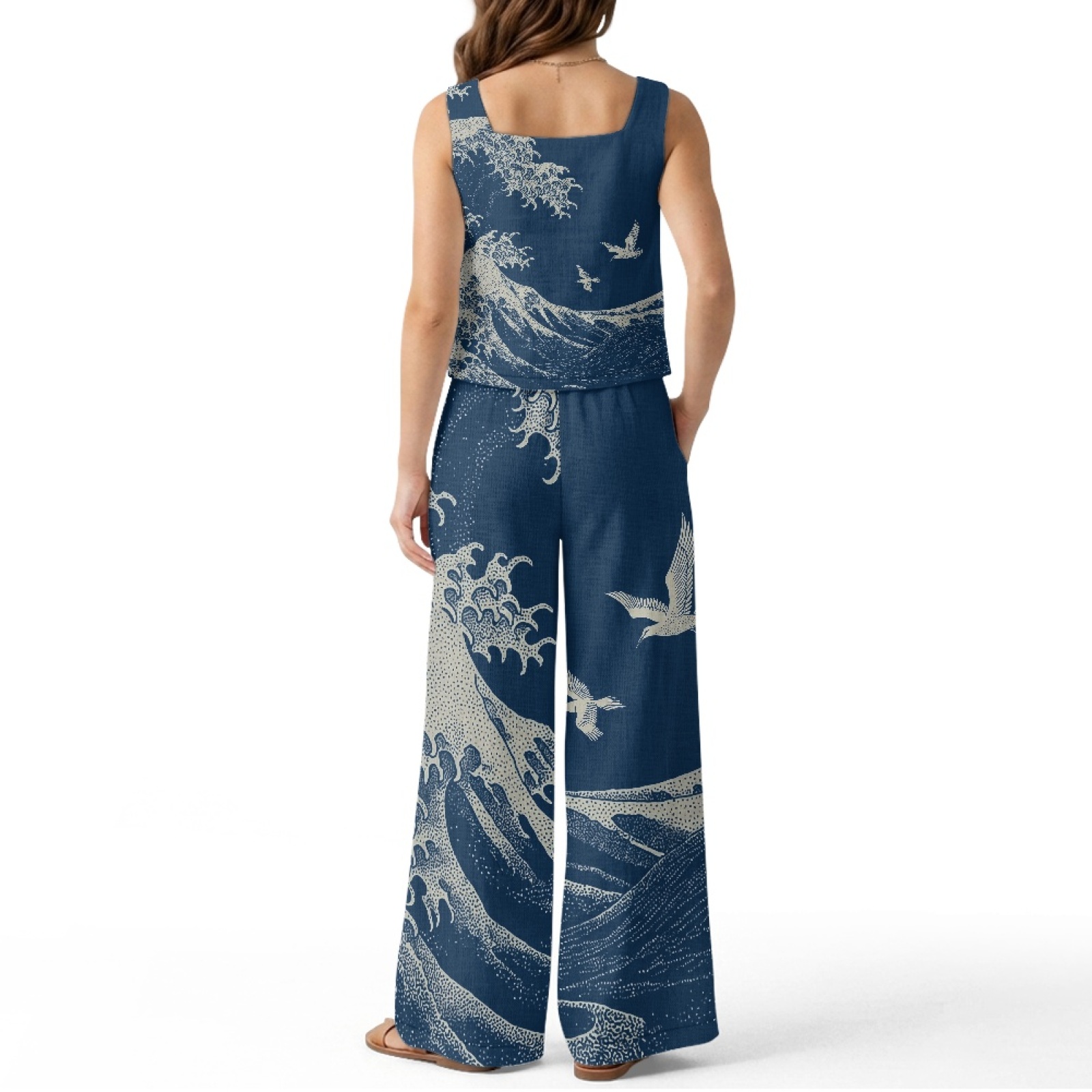 INSTANTARTS Damen-Leinenwesten – Linen Pant Wide Bewertung und Preis