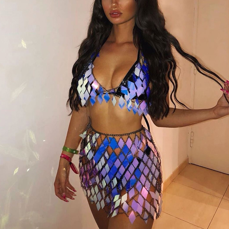 FestivalQueen Damen-Set mit Pa – Crop Top Crochet Bewertung und Preis