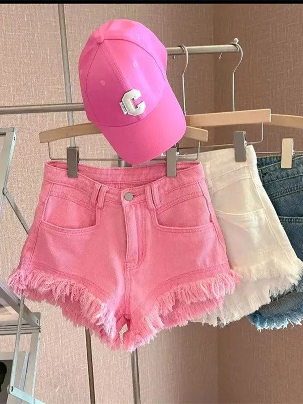 Lässige Jeans-Shorts im korean – Shorts Denim Frayed Bewertung und Preis