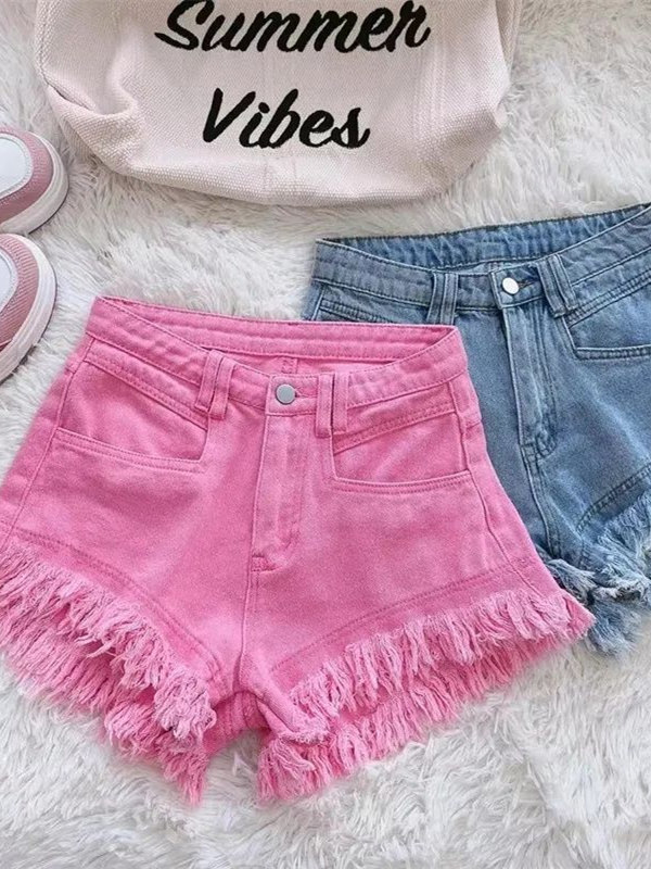 Lässige Jeans-Shorts im korean – Shorts Denim Frayed Bewertung und Preis