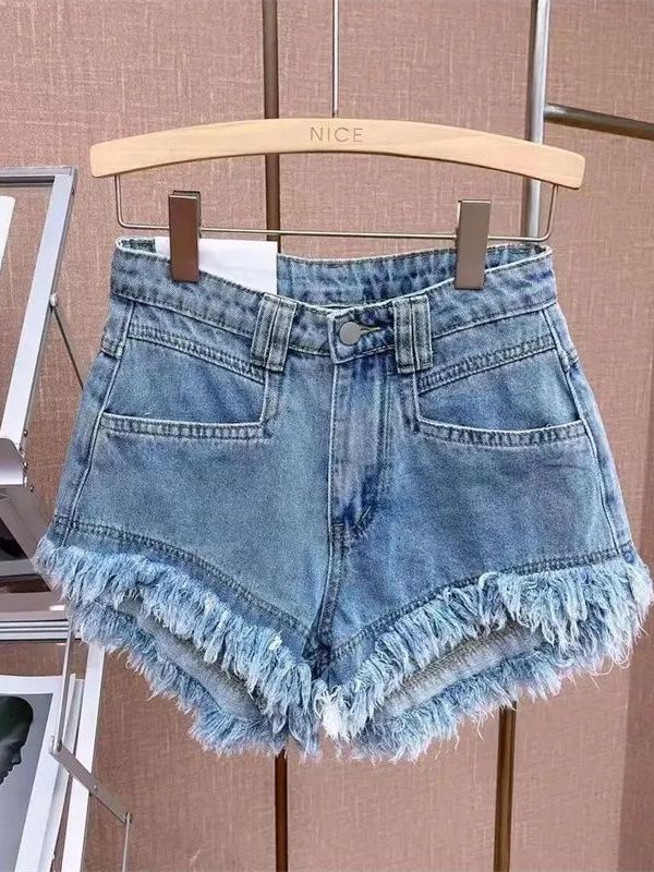 Lässige Jeans-Shorts im korean – Shorts Denim Frayed Bewertung und Preis
